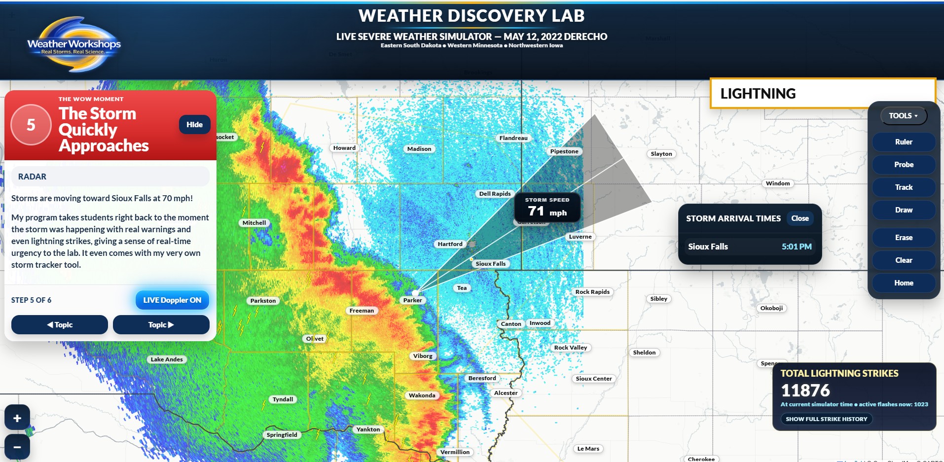 StormTracker Severe Weather Simulator Demo