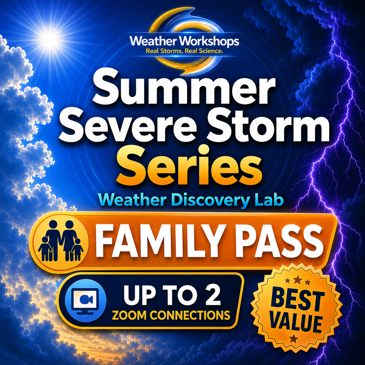 Summer Severe Storm Series family-pass registration